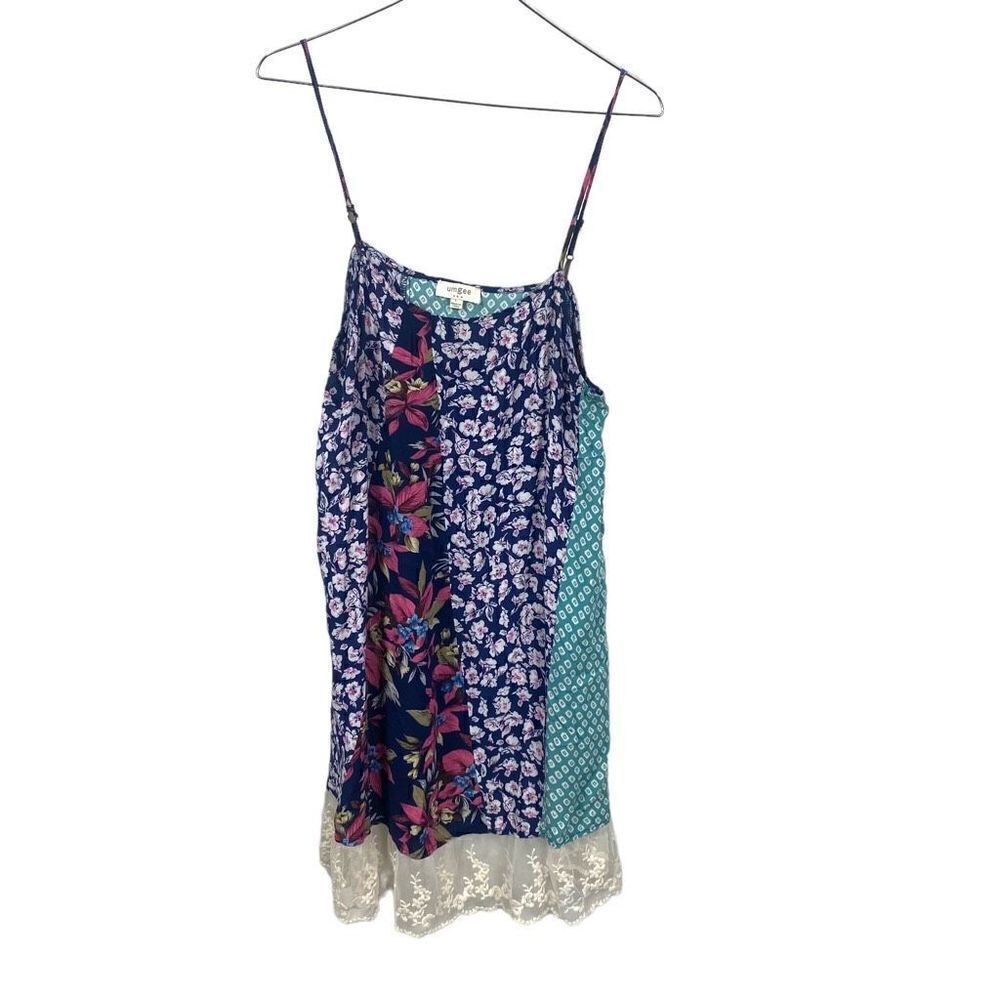 Umgee provence sundress mixed floral print lace